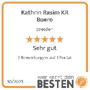 Kathrin Rasim KR Buero - werkenntdenBESTEN.de Qualitätssiegel