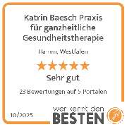 Katrin Baesch Praxis für ganzheitliche Gesundheitstherapie - werkenntdenBESTEN.de Qualitätssiegel