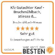 Kfz Gutachter Kauf - Bruchmühlbach, Miesau & Kaiserslautern - werkenntdenBESTEN.de Qualitätssiegel