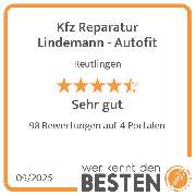 Kfz Reparatur Lindemann - Autofit - werkenntdenBESTEN.de Qualitätssiegel