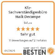 Kfz-Sachverständigenbüro Maik Decampe - werkenntdenBESTEN.de Qualitätssiegel