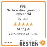 KFZ-Sachverständigenbüro Rabenhold - werkenntdenBESTEN.de Qualitätssiegel