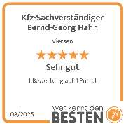 Kfz-Sachverständiger Bernd-Georg Hahn - werkenntdenBESTEN.de Qualitätssiegel
