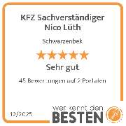 KFZ Sachverständiger Nico Lüth - werkenntdenBESTEN.de Qualitätssiegel