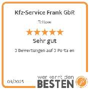 Kfz-Service Frank GbR - werkenntdenBESTEN.de Qualitätssiegel