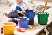 Kinderhaus Montessori Starnberg - Matschküche im Montessori Kinderhaus Starnberg