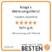 Kinga´s Betreuungsdienst - werkenntdenBESTEN.de Qualitätssiegel
