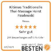 Kitimas Traditionelle Thai-Massage Horst Pawlowski - werkenntdenBESTEN.de Qualitätssiegel