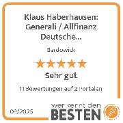 Klaus Haberhausen: Generali / Allfinanz Deutsche Vermögensberatung - werkenntdenBESTEN.de Qualitätssiegel