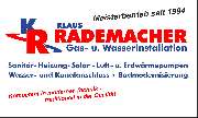 Klaus Rademacher Gas- u. Wasserinstallateurmeister - GALLERY