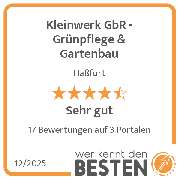 Kleinwerk GbR - Grünpflege & Gartenbau - werkenntdenBESTEN.de Qualitätssiegel