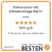 Klimmeister UG Klimamontage Berlin - werkenntdenBESTEN.de Qualitätssiegel
