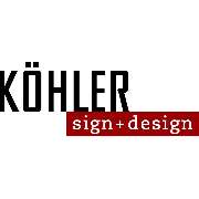 KÖHLER [sign+design] Werbetechnik Hamburg  |  3D - Buchstaben | Messing | Titan-Gold | Edelstahl - LOGO