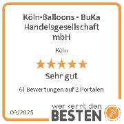 Köln-Balloons - BuKa Handelsgesellschaft mbH - werkenntdenBESTEN.de Qualitätssiegel