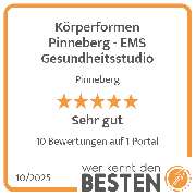 Körperformen Pinneberg - EMS Gesundheitsstudio - werkenntdenBESTEN.de Qualitätssiegel