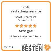 K&P Bestattungsservice - werkenntdenBESTEN.de Qualitätssiegel