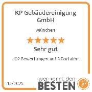 KP Gebäudereinigung GmbH - werkenntdenBESTEN.de Qualitätssiegel