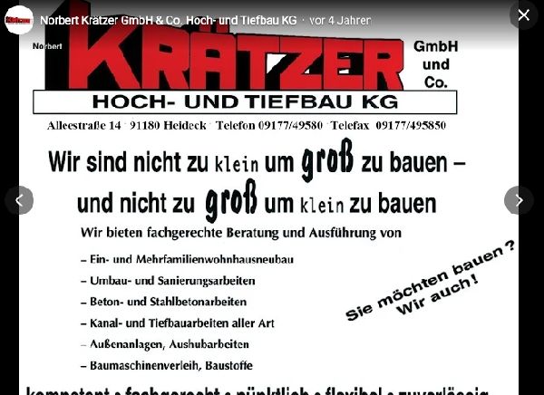 Krätzer GmbH & Co. Hoch-u. Tiefbau KG - GALLERY