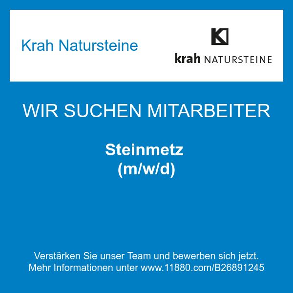 Krah Natursteine - Steinmetz (m/w/d)