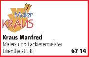 Kraus Manfred Maler- und Lackierermeister - 1