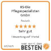 KS-Die Pflegespezialisten GmbH - werkenntdenBESTEN.de Qualitätssiegel