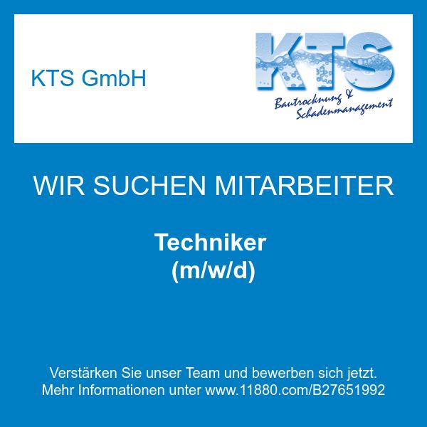 KTS GmbH - Techniker (m/w/d)