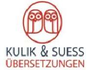 Kulik & Suess Übersetzungen München - 1