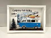 Kunstkraemerin Silke Kulosa - Camping im Rahmen, Bulli, besonderes Geschenk für Camper Outdoorer Campingliebhaber und Freiheitsliebenden für Weihnachten Geburtstag.
Eure Kunstkrämerin Silke in Erfurt / Thüringer Wald.