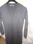 Kunststopferei Hiltmann - Kunststopfen und Reparatur von Strickkleidung und Businesskleidung - Strickkleid grau