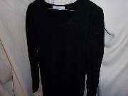 Kunststopferei Hiltmann - Kunststopfen und Reparatur von Strickkleidung und Businesskleidung - Strickkleid schwarz