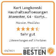 Kurt Langkowski Haushaltsaufloesungen Muenster, K4 - Kurt;s Kunst, Kitsch und Krempel - werkenntdenBESTEN.de Qualitätssiegel