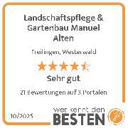Landschaftspflege & Gartenbau Manuel Alten - werkenntdenBESTEN.de Qualitätssiegel
