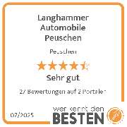 Langhammer Automobile Peuschen - werkenntdenBESTEN.de Qualitätssiegel