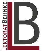 Logo - Lektorat Behnke