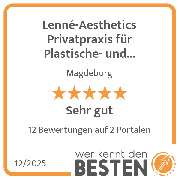 Lenné-Aesthetics Privatpraxis für Plastische- und Ästhetische Chirurgie - werkenntdenBESTEN.de Qualitätssiegel