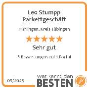 Leo Stumpp Parkettgeschäft - werkenntdenBESTEN.de Qualitätssiegel