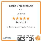 Leske Brandschutz e.K. - werkenntdenBESTEN.de Qualitätssiegel