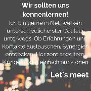 Ich netzwerke gerne - offline wie online und freue mich, Sie kennenzulernen! - Let´s get it straight, Münster