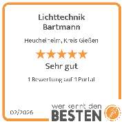 Lichttechnik Bartmann - werkenntdenBESTEN.de Qualitätssiegel