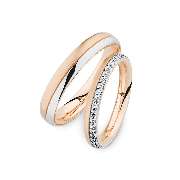 LIEBLINGSRING Leipzig - Trauringe, Eheringe, Schmuckring, Bicolor, 2 farbig, Roségoldringe, Goldringe, Platinringe, Weißgoldringe, Brillant, Lieblingsring, Leipzig