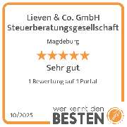 Lieven & Co. GmbH Steuerberatungsgesellschaft - werkenntdenBESTEN.de Qualitätssiegel