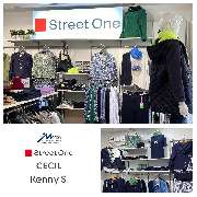 Lifestyle Moden - CECIL - STREET ONE - KENNY S. - Innenansicht. Verkaufsraum. Lifestyle Moden Bad Frankenhausen/Kyffhäuser, Thüringen, Modegeschäft für Damen, Bekleidung & Accessoires, Kleidungsstücke von Größe 34 bis 48, Modemarken: Street One, CECIL, Ke