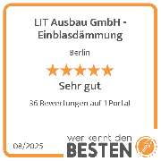 LIT Ausbau GmbH - Einblasdämmung - werkenntdenBESTEN.de Qualitätssiegel