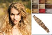 Lola EXTENSIONS - Echthaar-Extensions-gefärbt-leicht-gewellt-Tresse