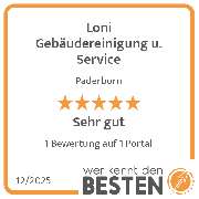 Loni Gebäudereinigung u. Service - werkenntdenBESTEN.de Qualitätssiegel