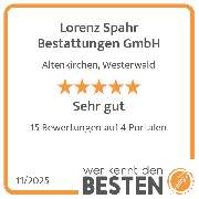 Lorenz Spahr Bestattungen GmbH - werkenntdenBESTEN.de Qualitätssiegel