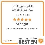 lux-Augenoptik GmbH & Co. KG - werkenntdenBESTEN.de Qualitätssiegel