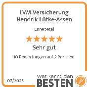 LVM Versicherung Hendrik Lütke-Assen - werkenntdenBESTEN.de Qualitätssiegel