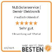 M.D.Solarservice | Demir Elektronik - werkenntdenBESTEN.de Qualitätssiegel