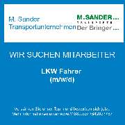 M. Sander Transportunternehmen - LKW Fahrer  (m/w/d)